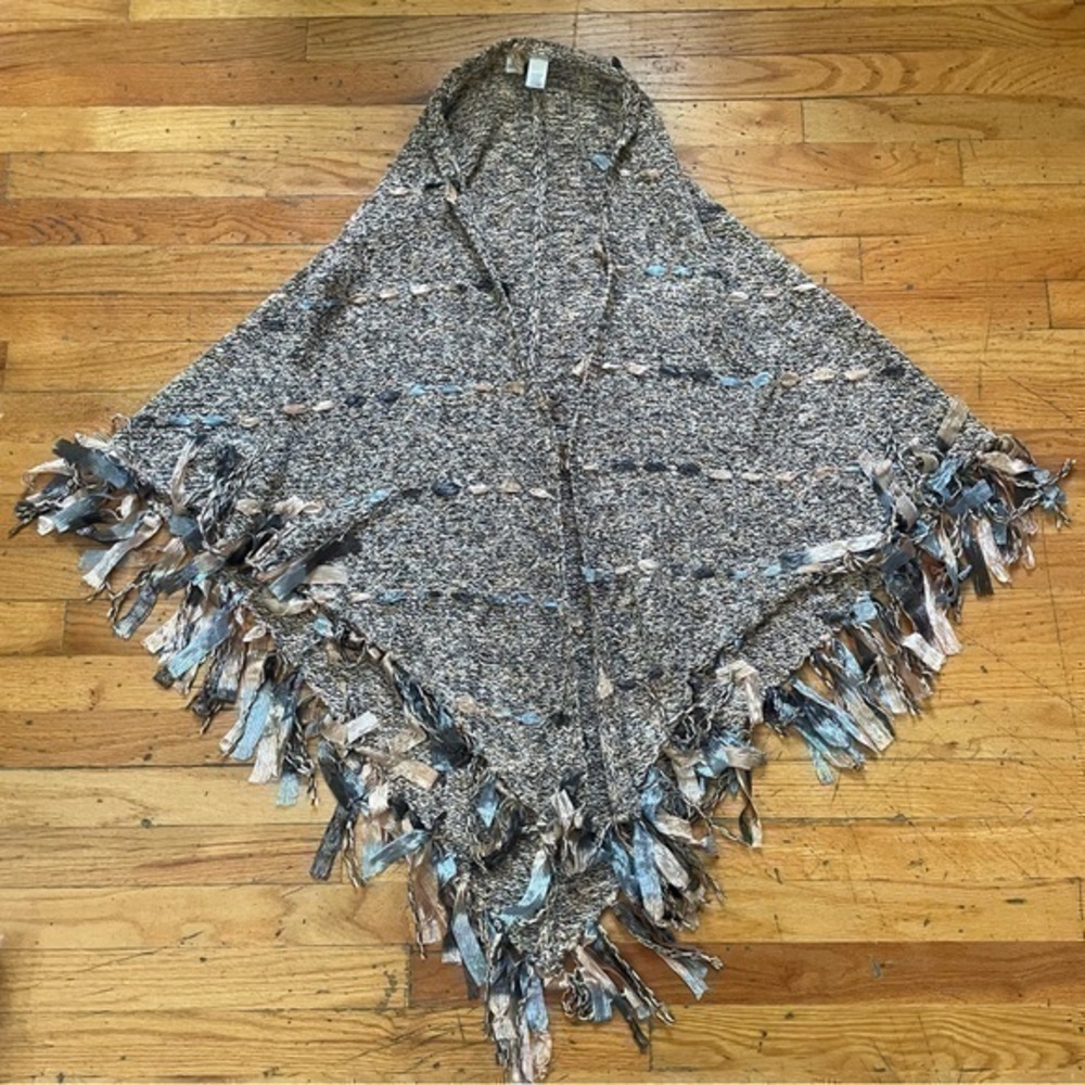 Chicos Fringe Shawl